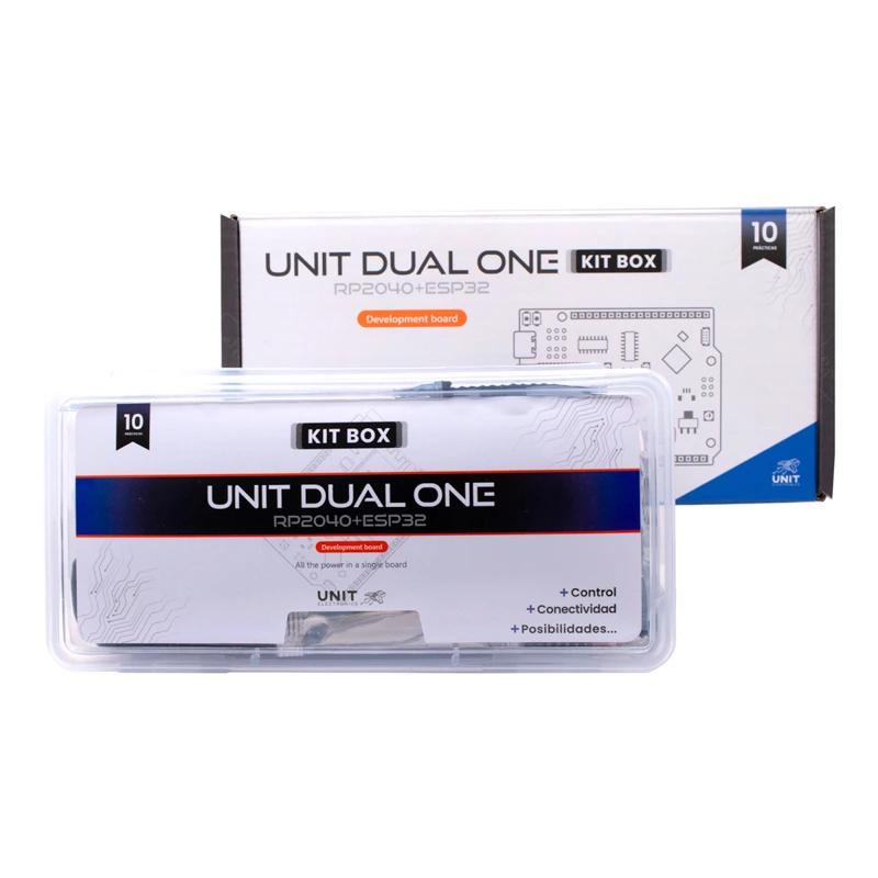 UNIT DUAL ONE RP2040 + ESP32 Kit de Iniciación 9 Practicas