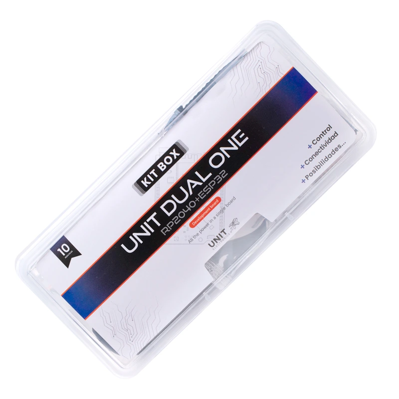 UNIT DUAL ONE RP2040 + ESP32 Kit de Iniciación 9 Practicas