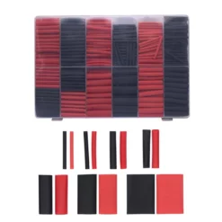 Kit Thermofit 420 Piezas Rojo/Negro Diferentes Tamaños