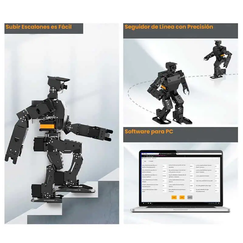 AR4921 - AiNex Biped Humanoid Robot Raspberry Pi 8GB AI con Tecnologia ROS Cuarta