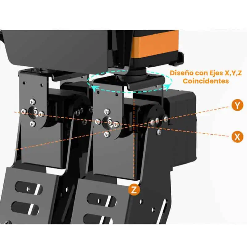 AR4921 - AiNex Biped Humanoid Robot Raspberry Pi 8GB AI con Tecnologia ROS Octava