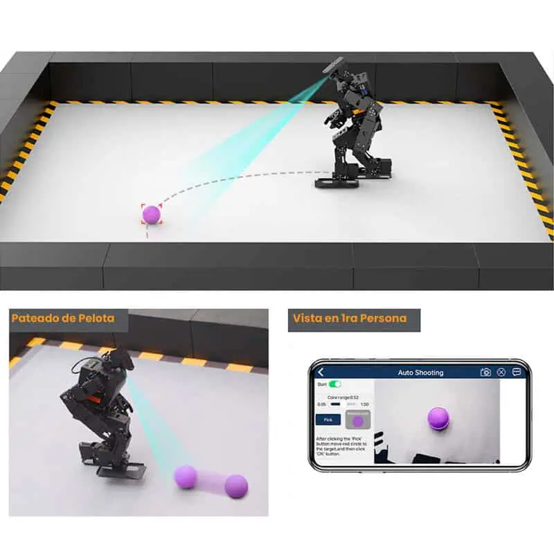 AR4921 - AiNex Biped Humanoid Robot Raspberry Pi 8GB AI con Tecnologia ROS Septima