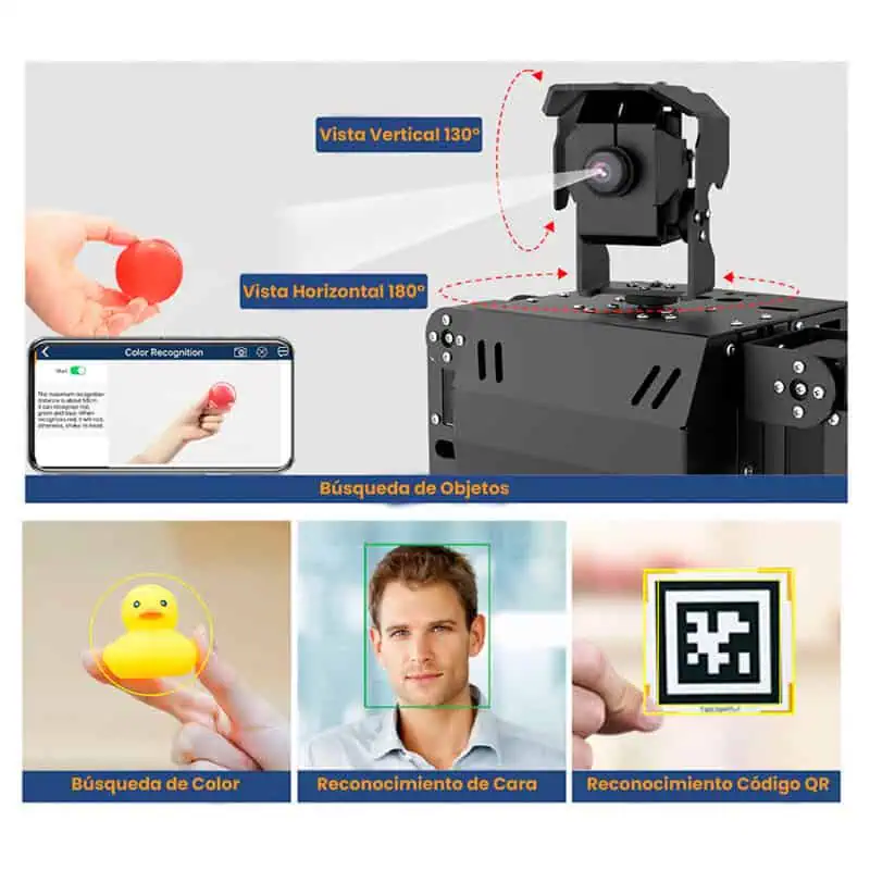 AR4921 - AiNex Biped Humanoid Robot Raspberry Pi 8GB AI con Tecnologia ROS Sexta