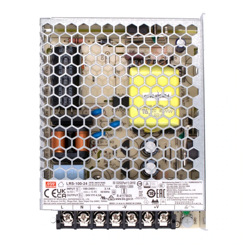LRS-100-24 Fuente Conmutada 24V 4.5A MEANWELL