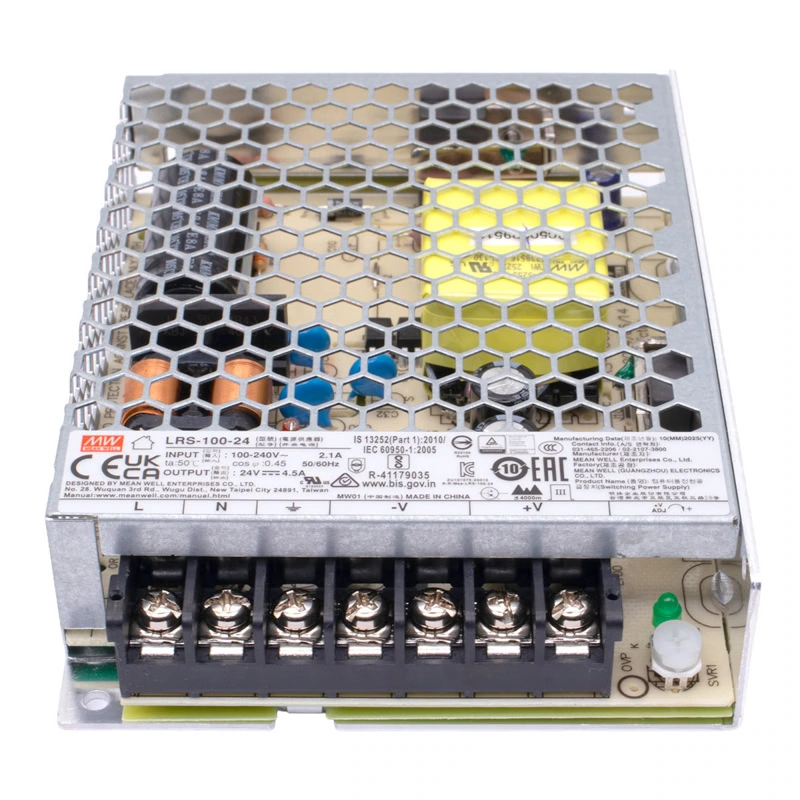 LRS-100-24 Fuente Conmutada 24V 4.5A MEANWELL
