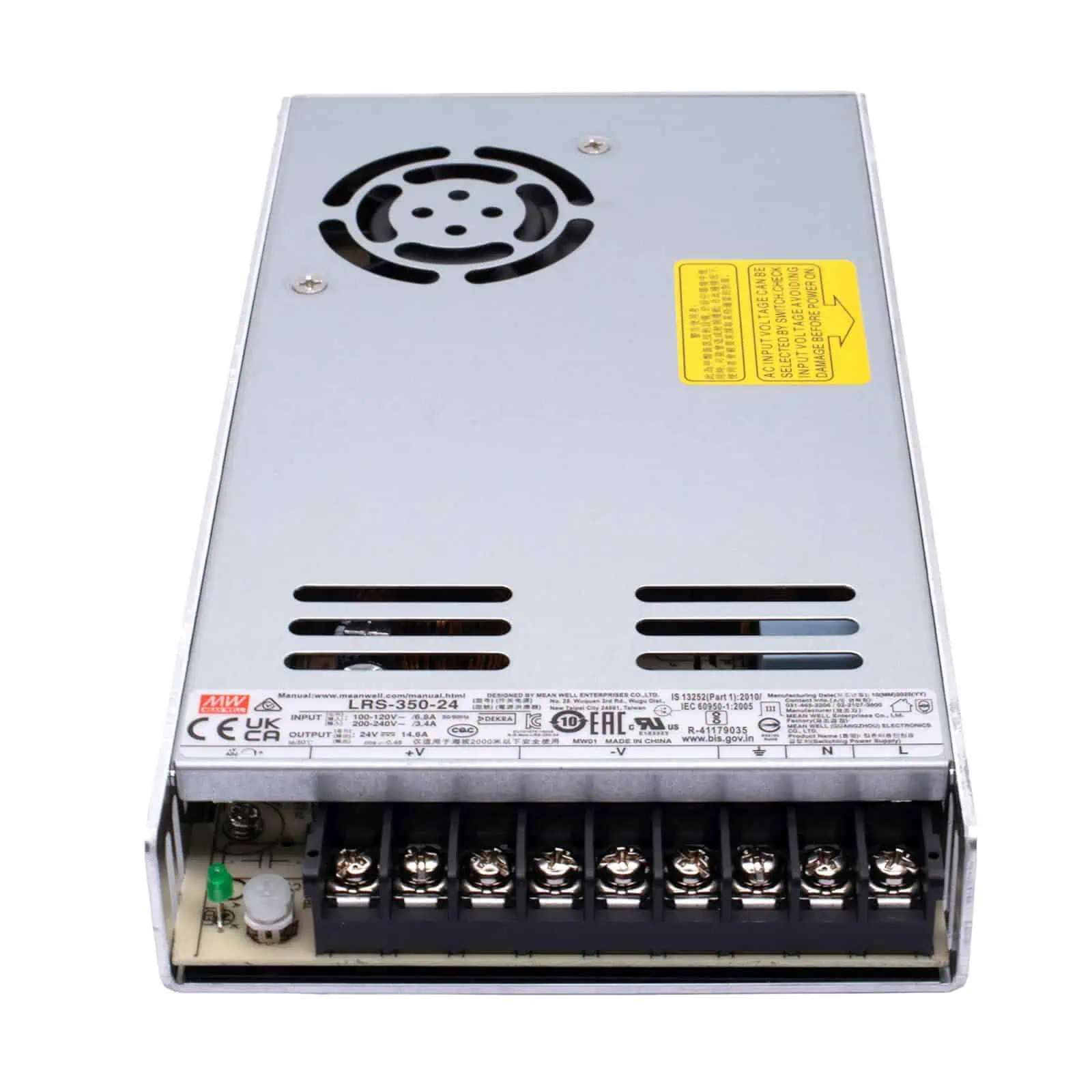 LRS-350-24 Fuente Conmutada 24V 14.6A MEAN WELL