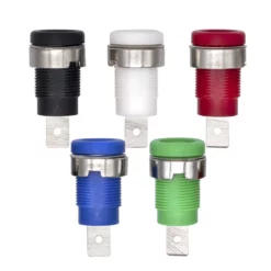 Conector Banana de 4 mm con Funda Enchufable