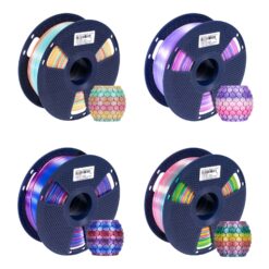 Filamento PLA+ Silk Arcoíris Degradado Cada 8M