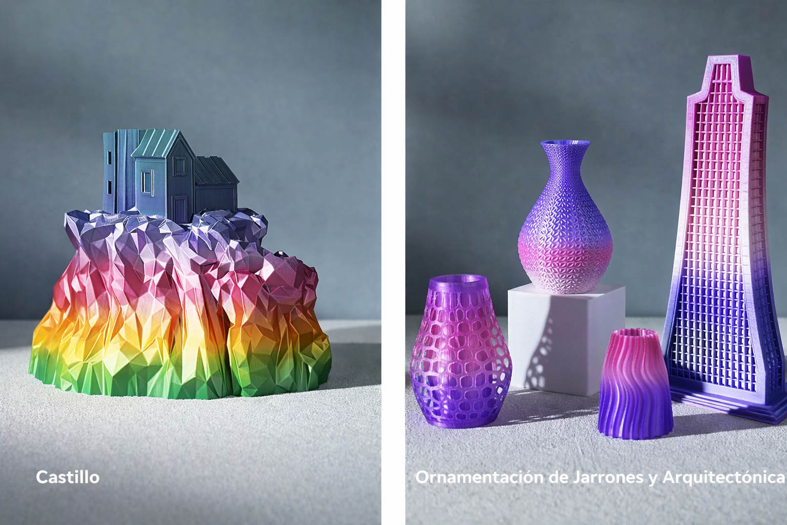 PLA+ Silk Arcoíris 1Kg Filamento SUNLU