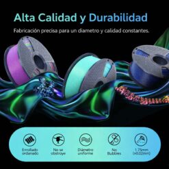 PLA+ Silk Bicolor 1Kg Filamento SUNLU