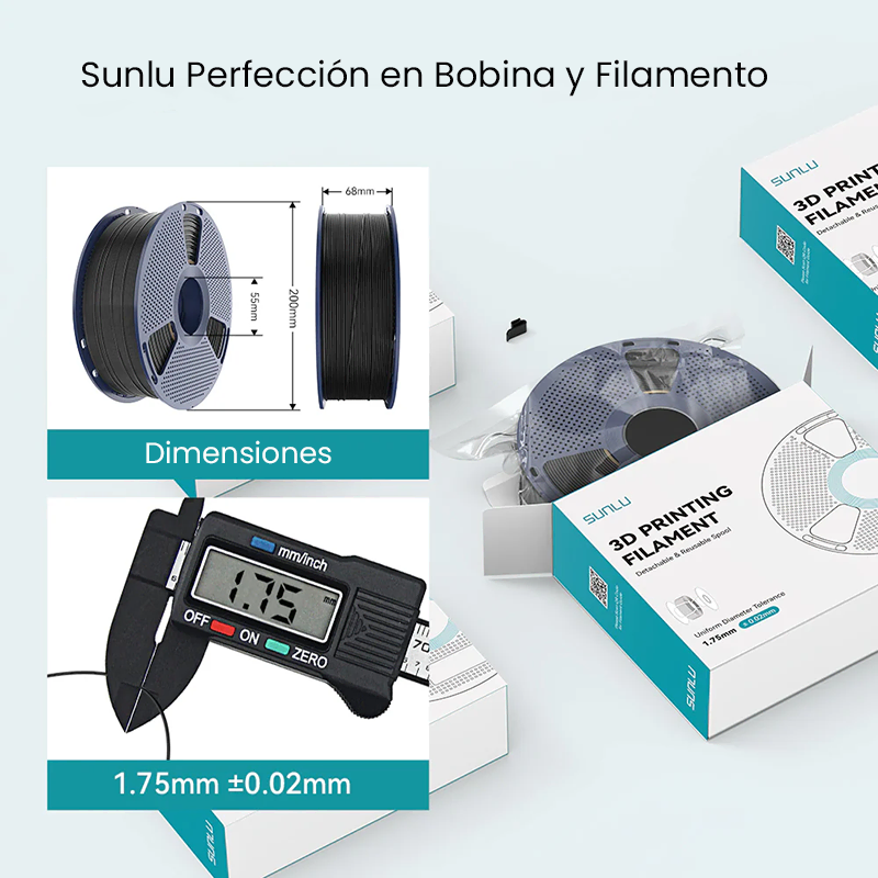 Filamento PLA+2.0 High Speed 1Kg SUNLU