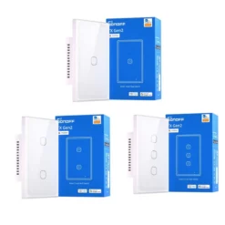 Sonoff T6-120M 1C/2C/3C Interruptores de Pared Táctil Wi-Fi Matter