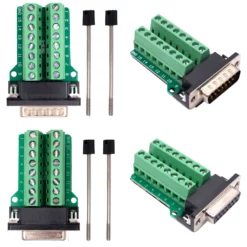 AR5038 - AR5039 - DB15 Adaptador MachoHembra con Terminales Clemas sin Carcasa Principal