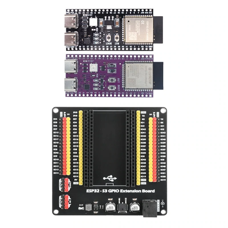 ESP32-S3 N16R8 N8R2 y Tarjeta de expansion