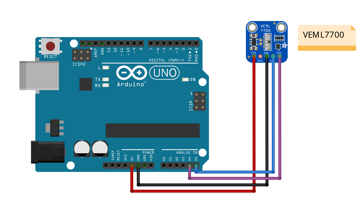 AR4808 - VEML7700 Sensor de Luz Ambiental 0-120klx DIA_1