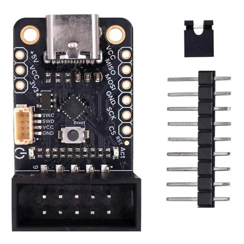 CH552 USB Modulo programador multiprotocolo SWD JTAG UPDI USBasp - UNIT DevLab