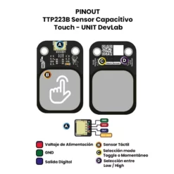 TTP223B Sensor Capacitivo Touch - UNIT DevLab