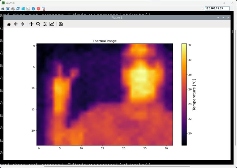 AR4782 - MLX90640BAA Cámara Térmica de Matriz IR de 32x24 - POV