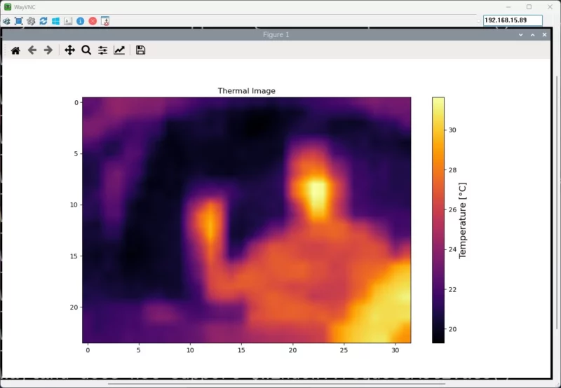 AR4783 - MLX90640ABA Cámara Térmica de Matriz IR de 32x24 - POV
