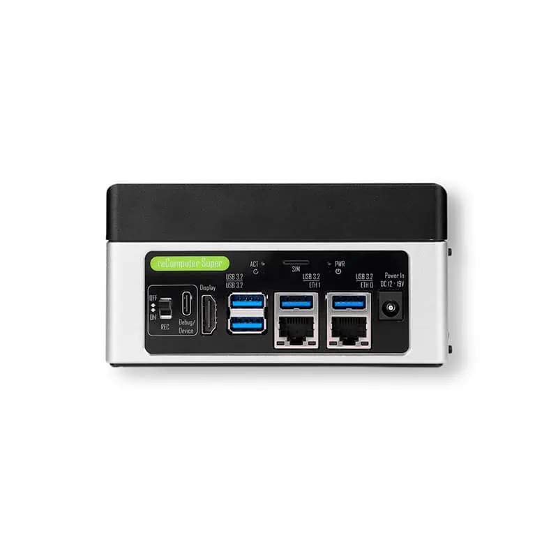 AR5237 - reComputer Super J4012 Computadora Edge AI con NVIDIA Jetson Orin NX de 16 GB - v04