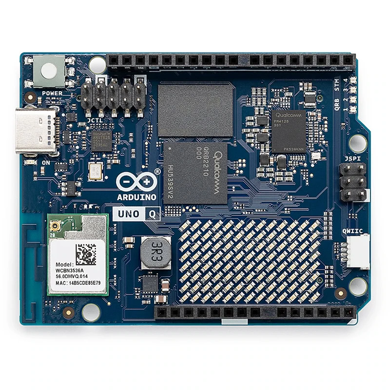 Arduino UNO Q WiFi BLE 4 GB RAM Qualcomm QRB2210 ABX00173 Principal_1