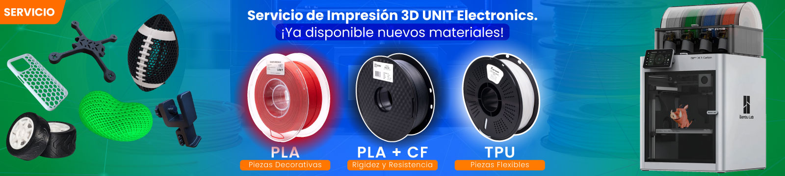Servicio de Impresión 3D México CDMX