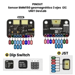 BMM150 geomagnético 3 ejes