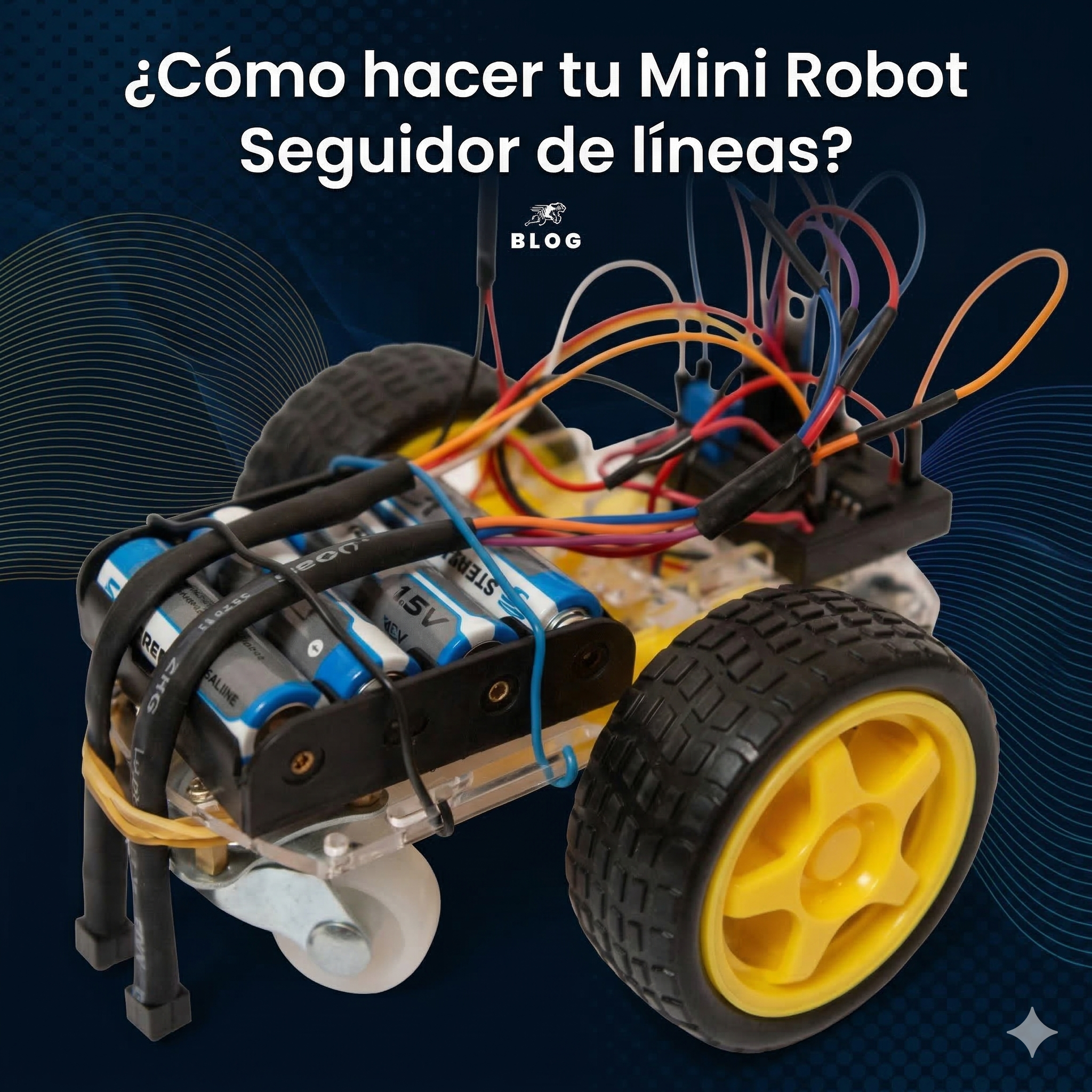 ¿Cómo hacer tu Mini Robot Seguidor de líneas?