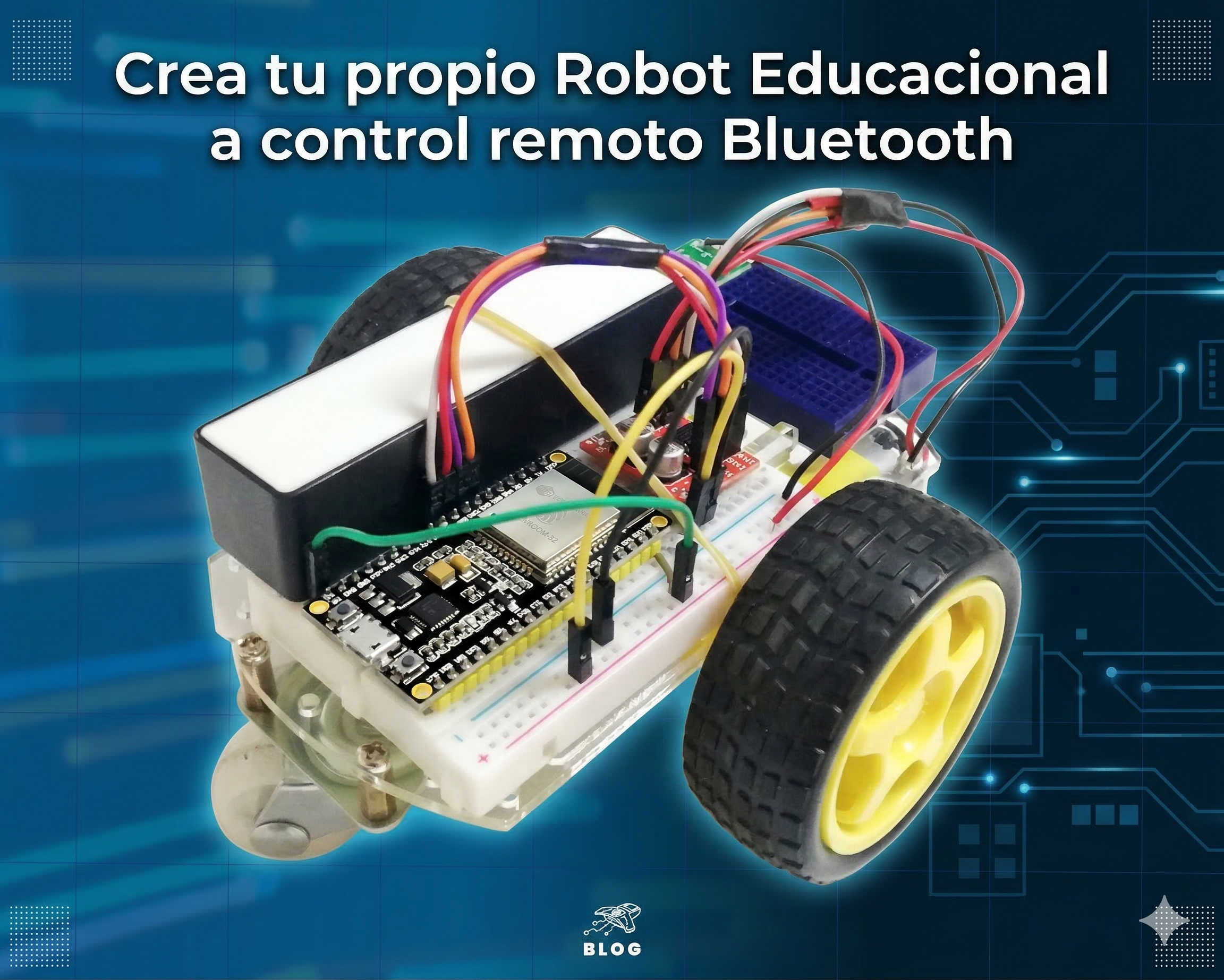 Crea tu propio Robot Educacional a control remoto Bluetooth