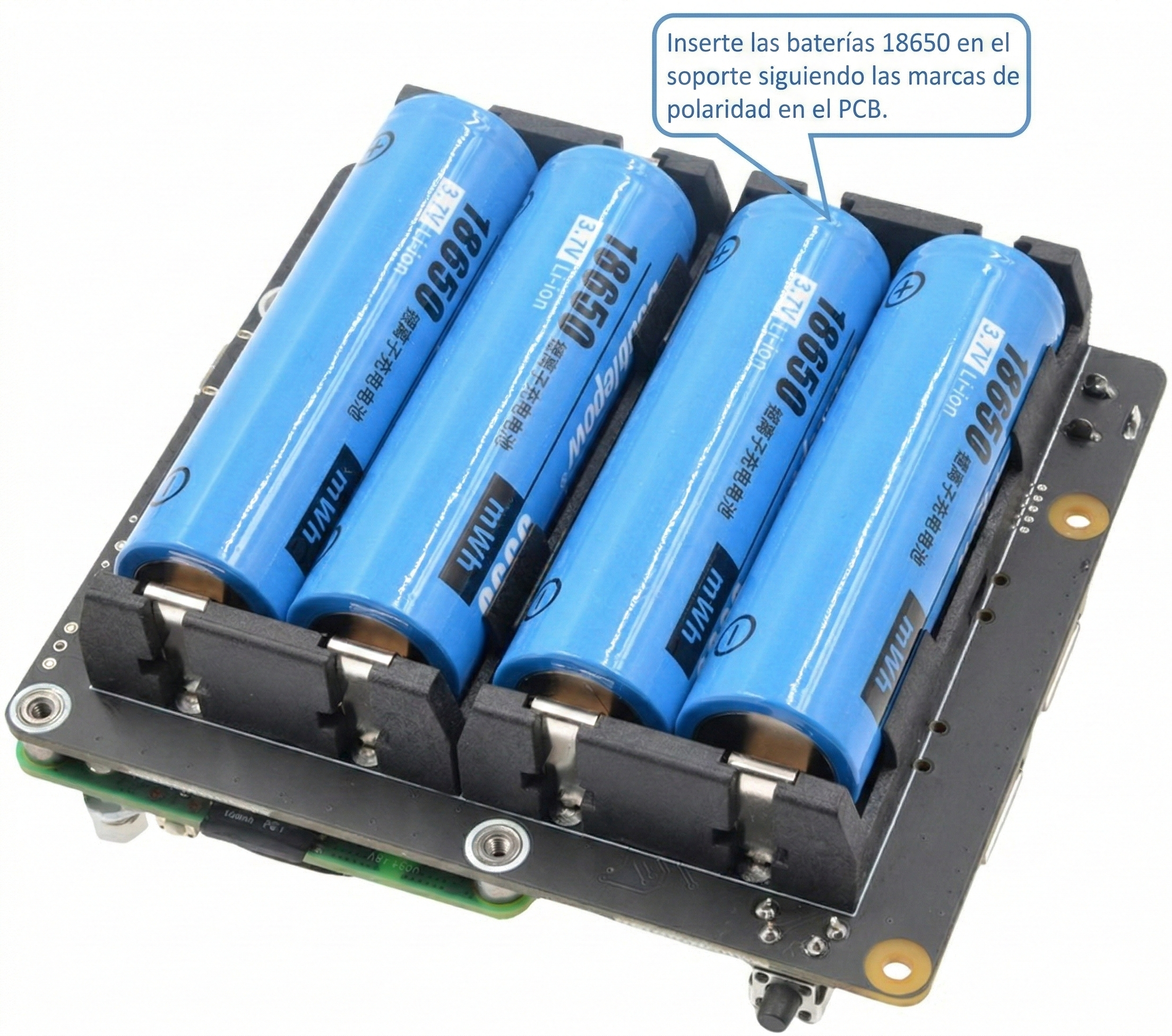 UPS HAT 18650 5.1V 5A para Raspberry Pi 5 FIT0992