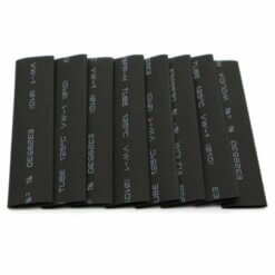 Termofit negro diferentes tamaños 127 piezas