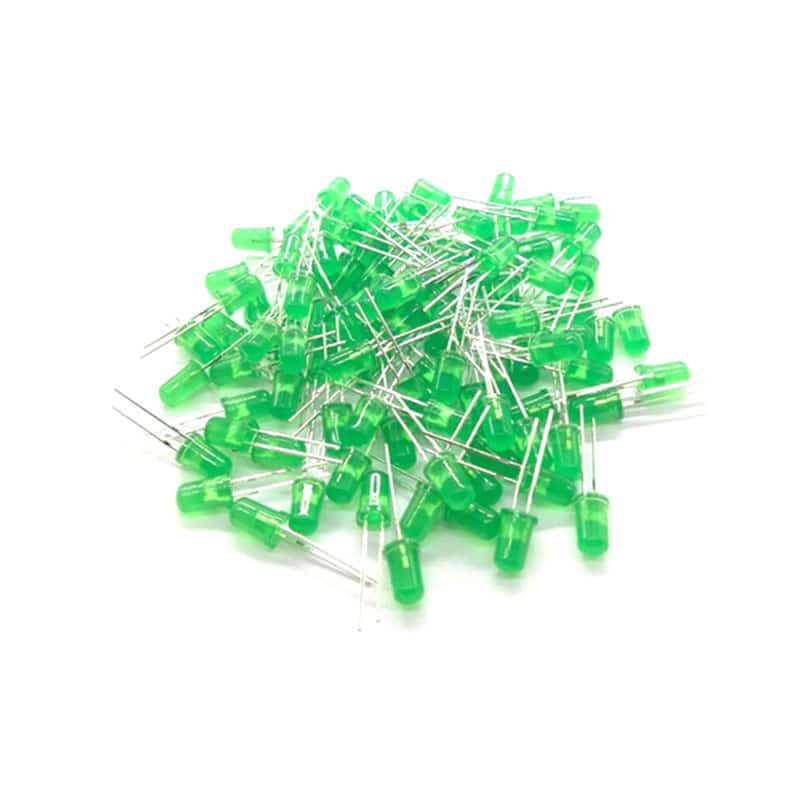 Leds 5mm Verde Difuso