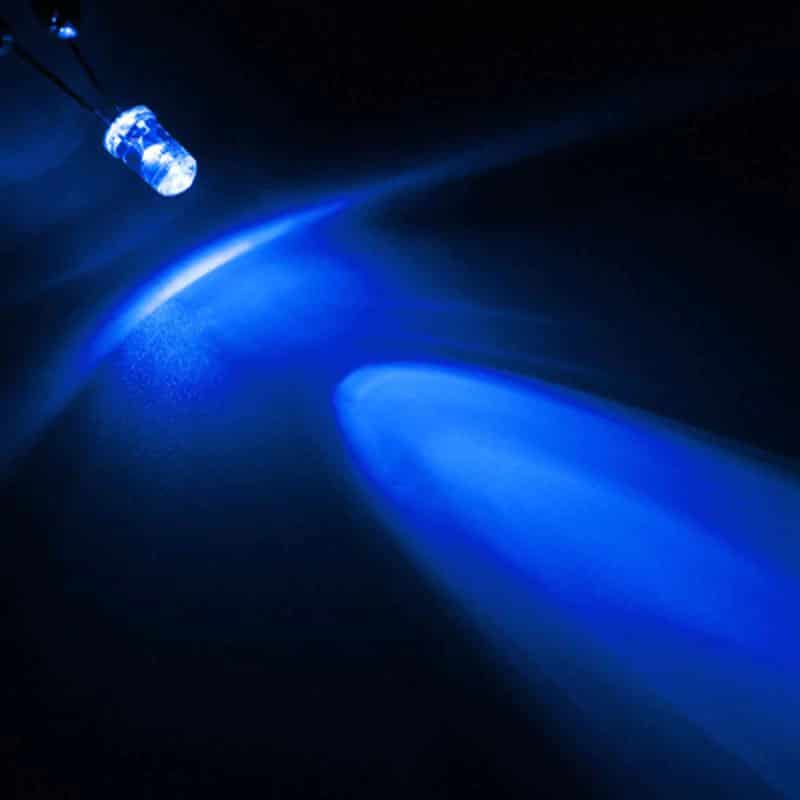 100 Led Ultrabrillante 5mm (1 color) - Azul