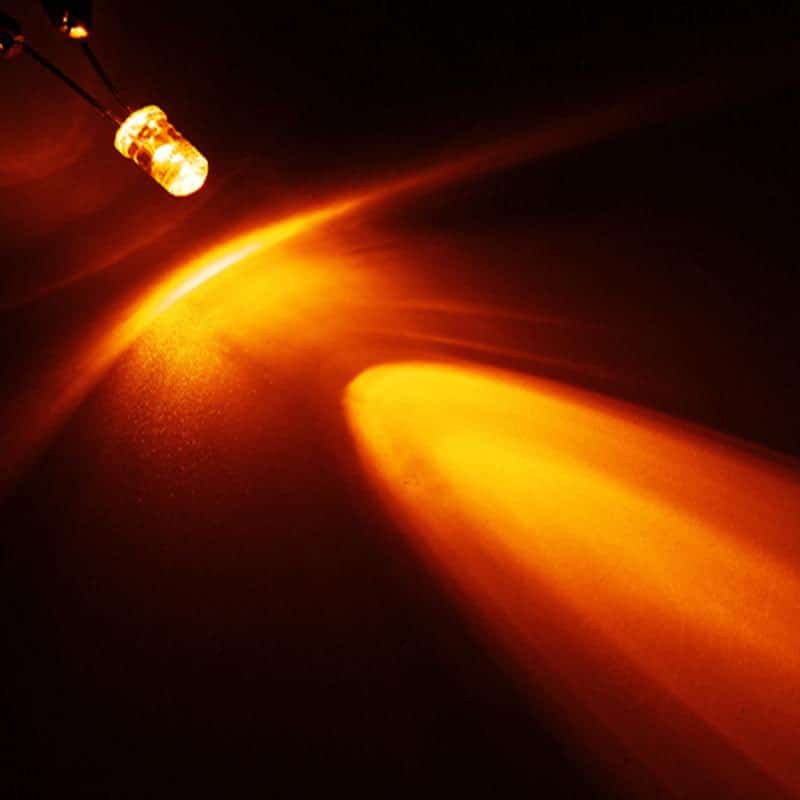 100 Led Ultrabrillante 5mm (1 color) - Amarillo