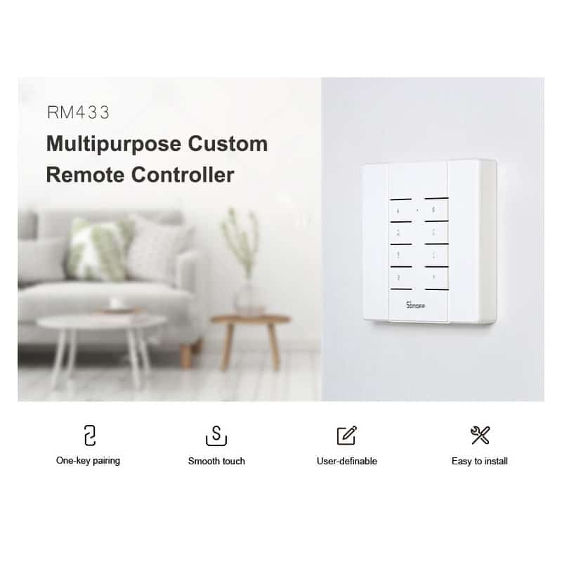 Sonoff Control Remoto RM433R2 con base 433MHz - Imagen 6