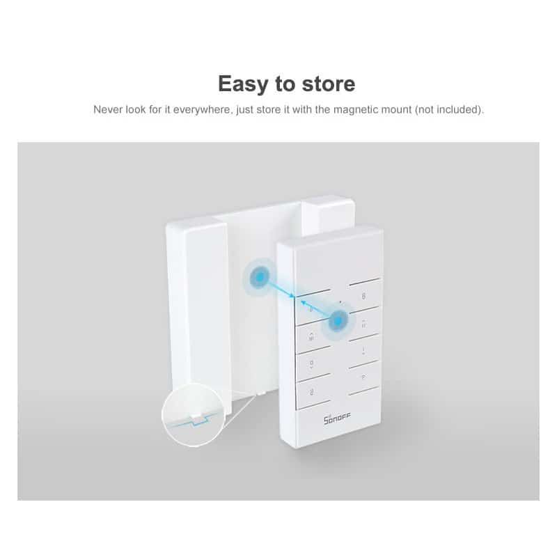 Sonoff Control Remoto RM433R2 con base 433MHz - Imagen 5