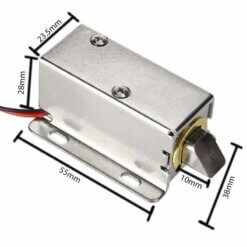 Cerradura Eléctrica 12v Chapa Puerta Solenoide